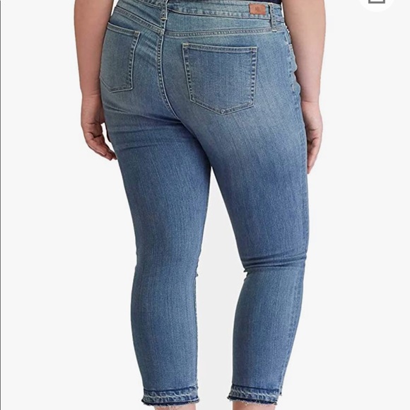 Ralph Lauren Plus raw hem jeans cropped - Picture 5 of 5